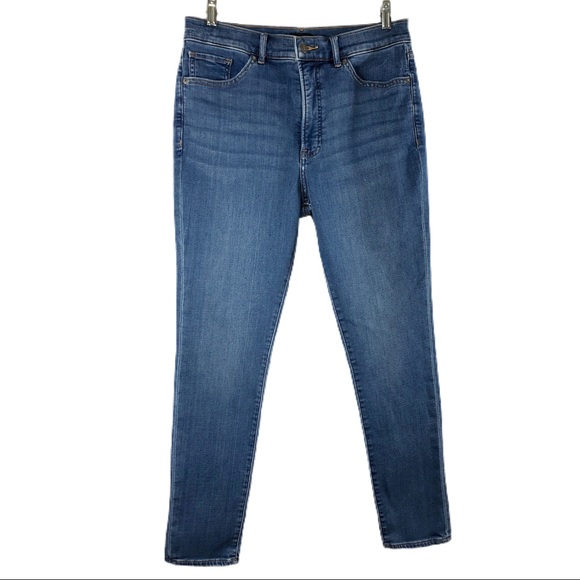 Express High Waisted Luxe Comfort Faded Skinny